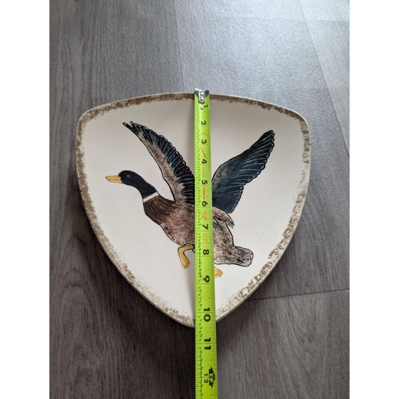 Vintage Holland Mold Ceramic Duck Footed Plate - Picture 5 of 6